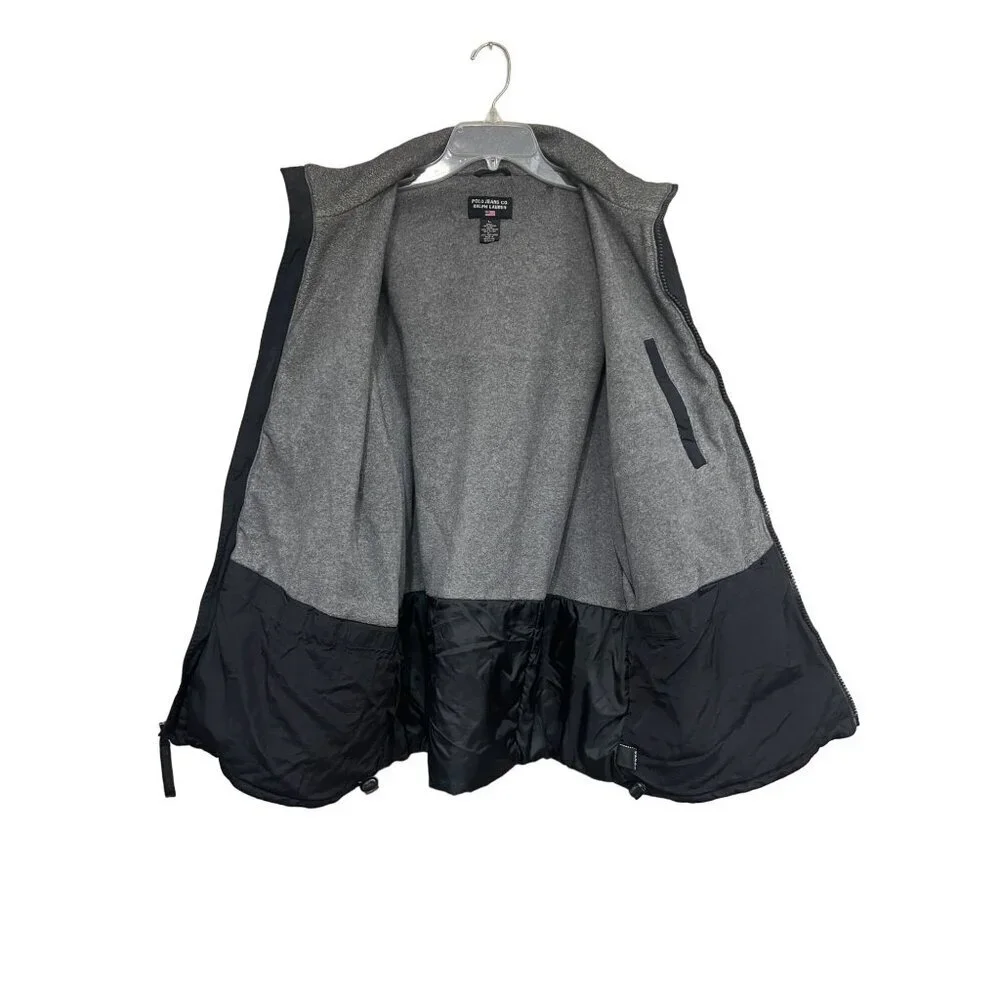 Ralph Lauren Polo Jeans Co. Men's‎ Vintage Black Casual Jacket Coat Size Large